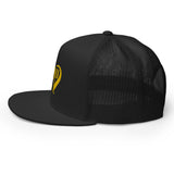 Gold L.U.V.V. logo Trucker Cap