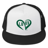 Green L.U.V.V. logo Trucker Cap