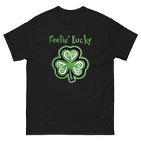 Feelin Lucky Shamrock L.U.V.V. logo classic tee