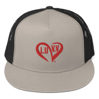 Red L.U.V.V. Logo Trucker hat